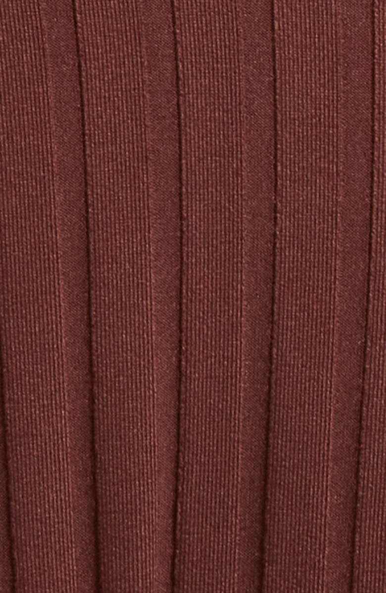 Sanctuary V-Front High Cut Bikini Bottoms, Alternate, color, Espresso