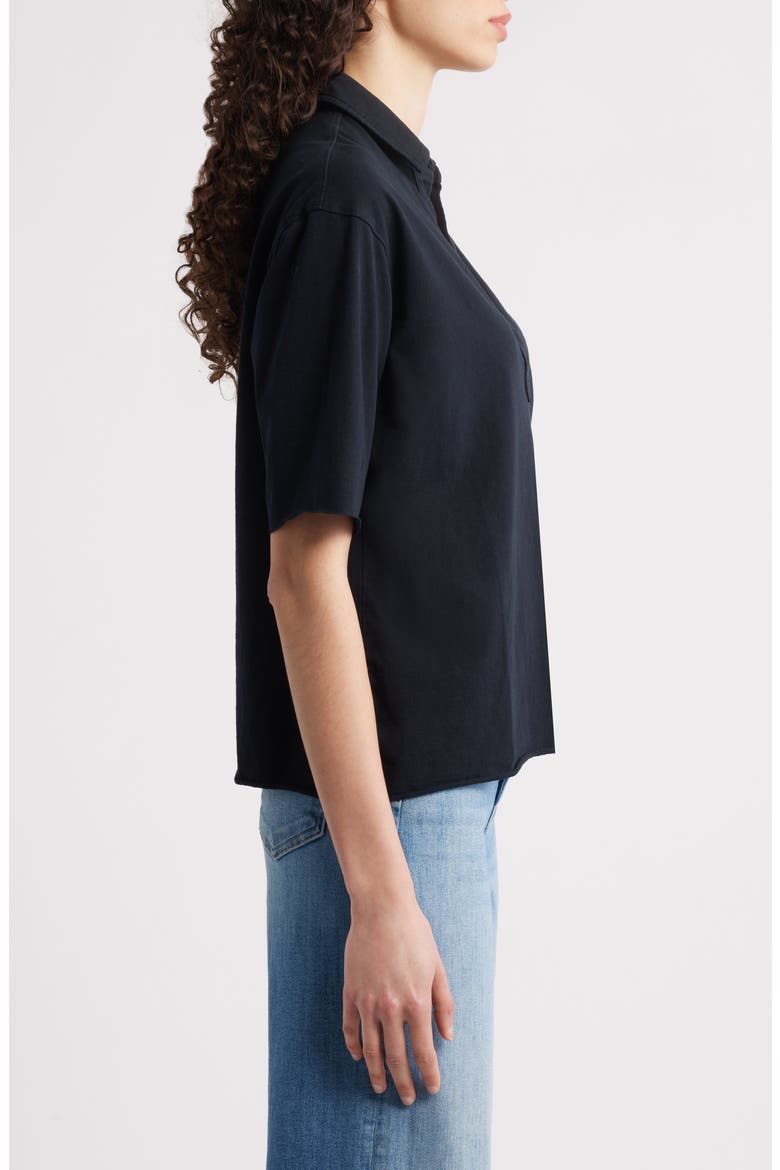 Patty Short Sleeve Henley, Alternate, color, BRITISH ROYAL NAVY