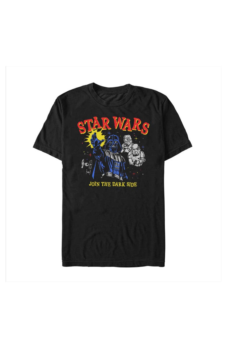 Star Wars Men's Star Wars Retro Join The Dark Side  Graphic T-Shirt, Alternate, color, Black