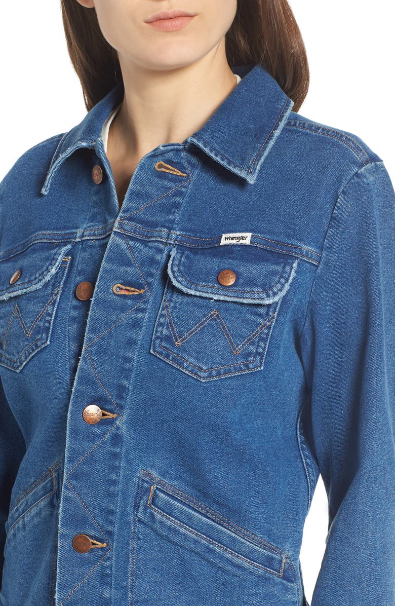 Wrangler Heritage Denim Jacket, Alternate, color, 