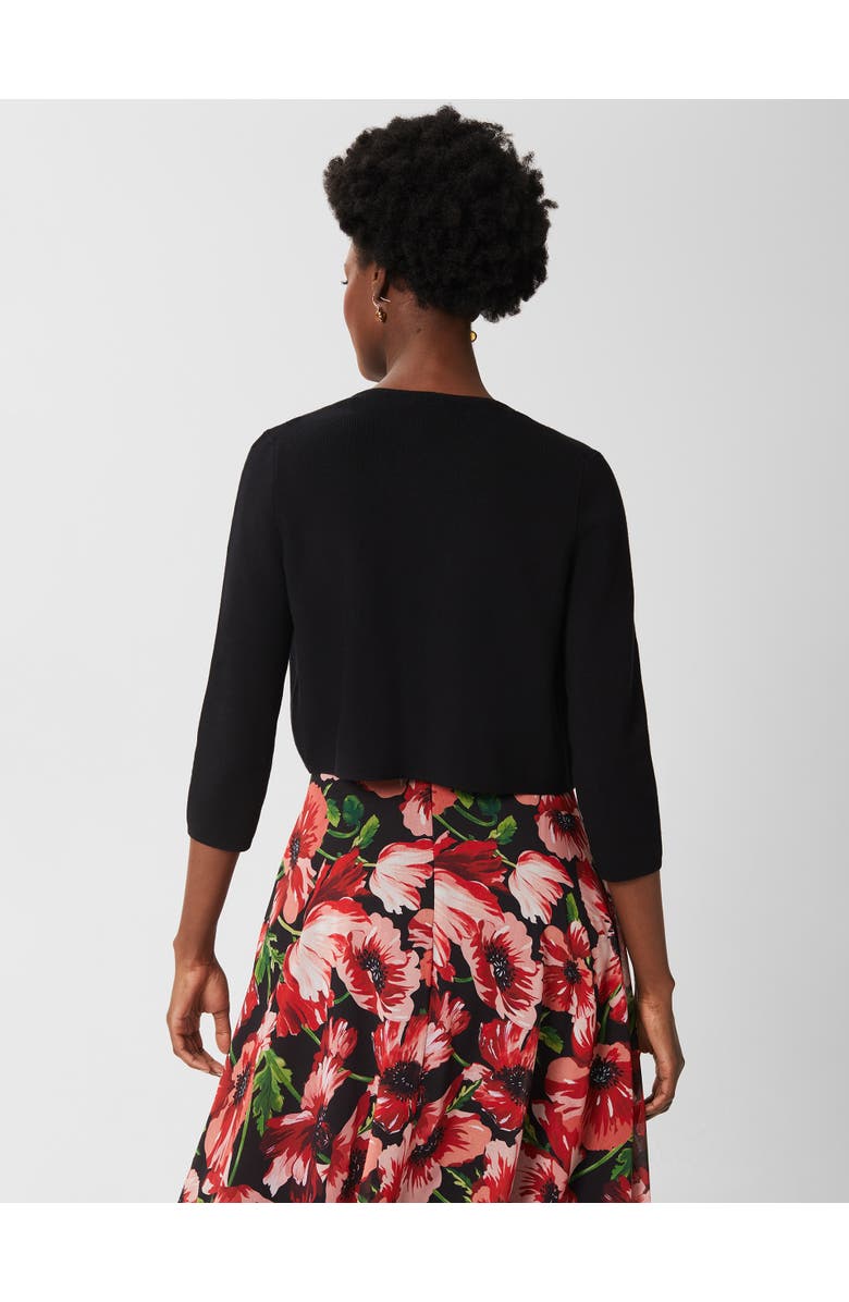 HOBBS LONDON Ella Cardigan, Alternate, color, Black
