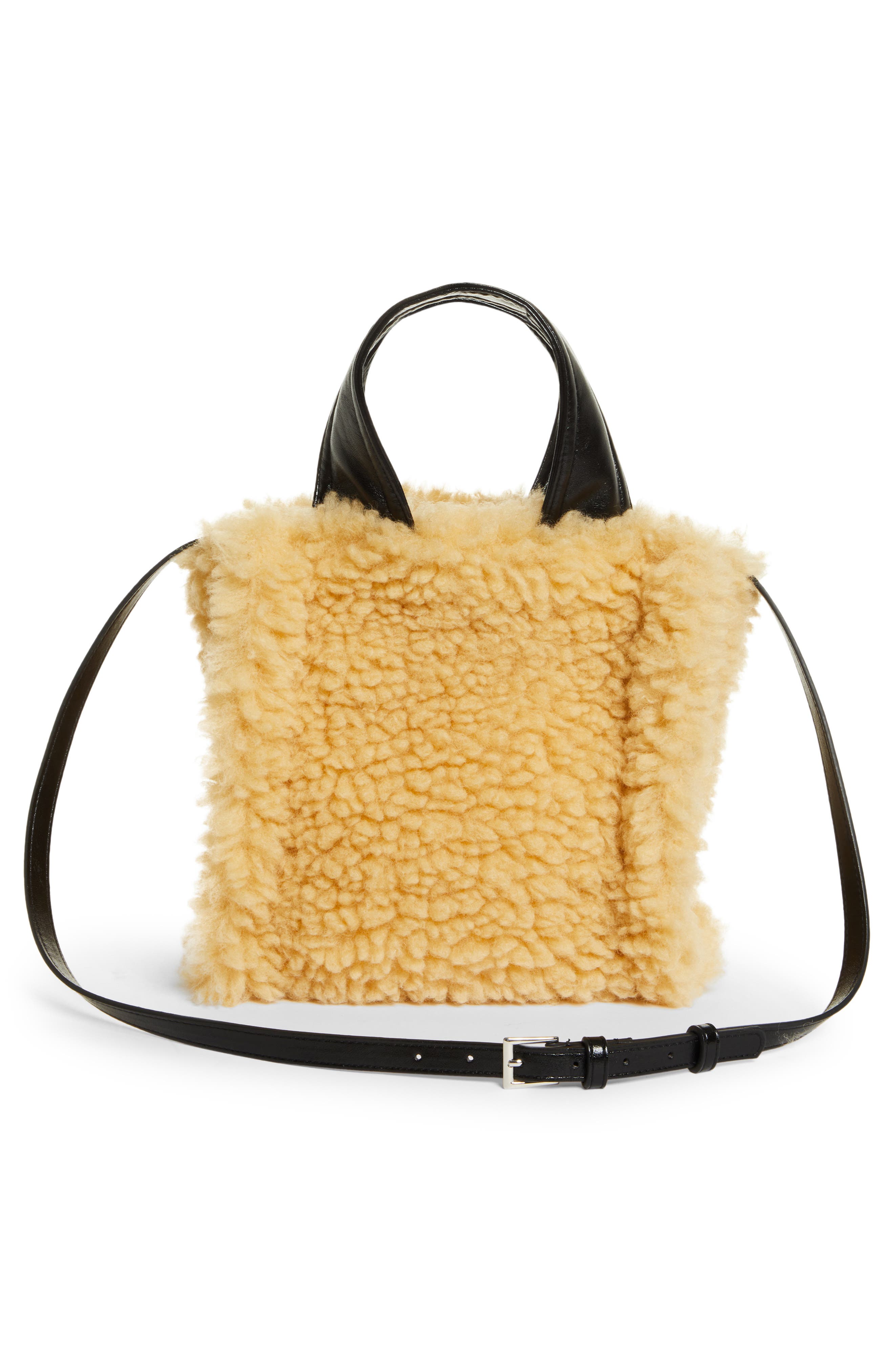 Stand Studio Lucille Faux Fur Tote Bag, Alternate, color, 