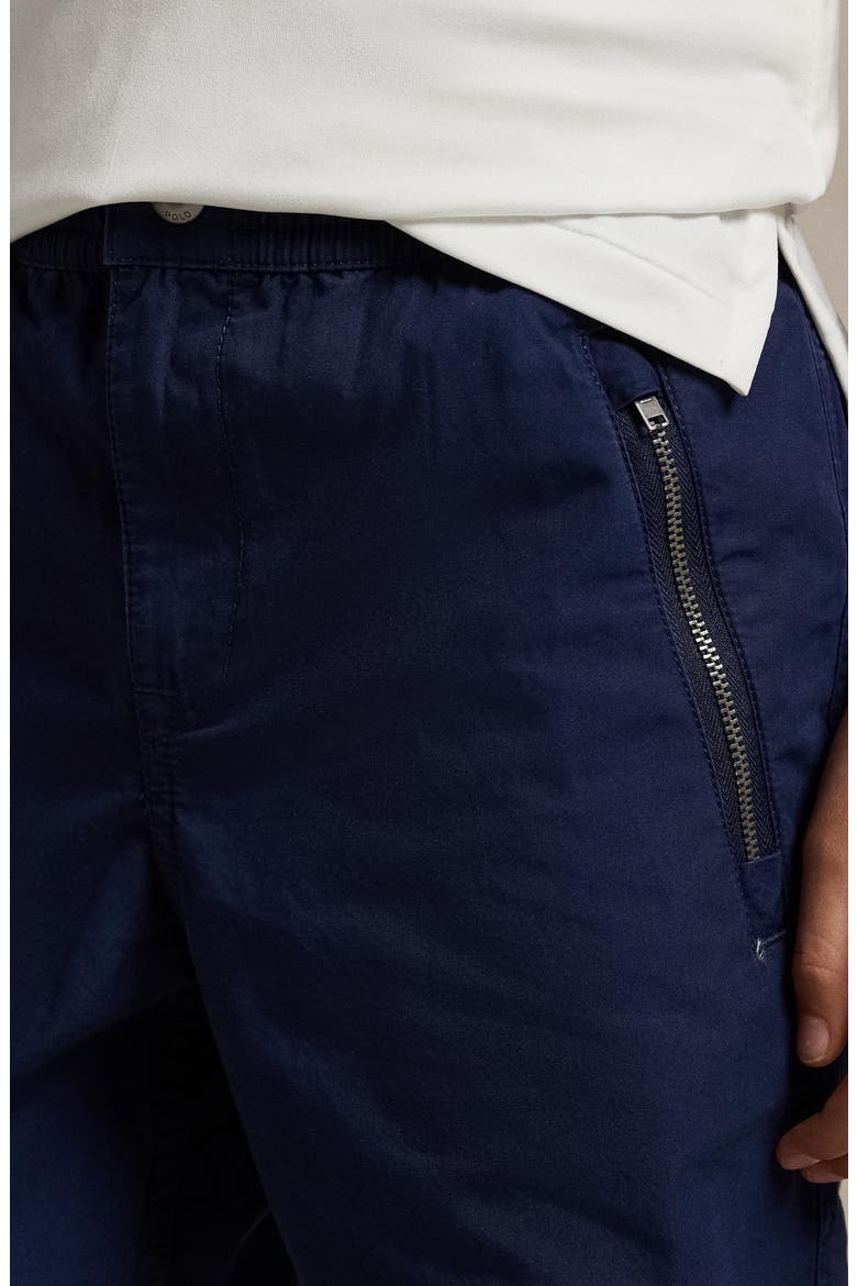 Kids' Cotton Poplin Jogger Pants, Alternate, color, NAVY