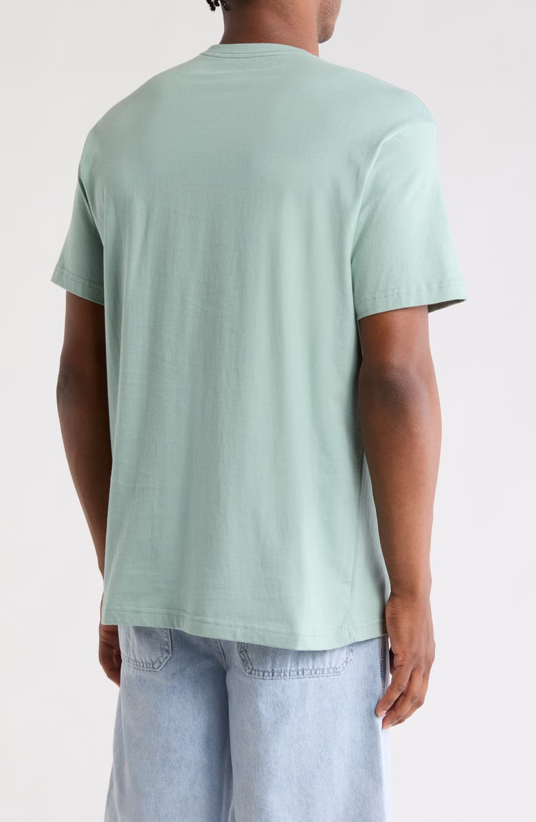 CAT WWR Heavyweight Logo T-Shirt, Alternate, color, Blue Surf