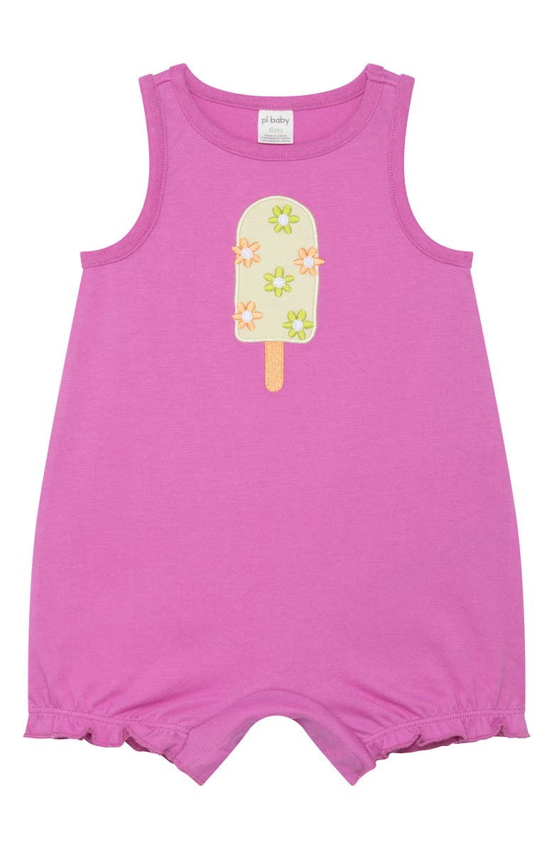 PL Baby by Petit Lem 3-Pack Rompers, Alternate, color,