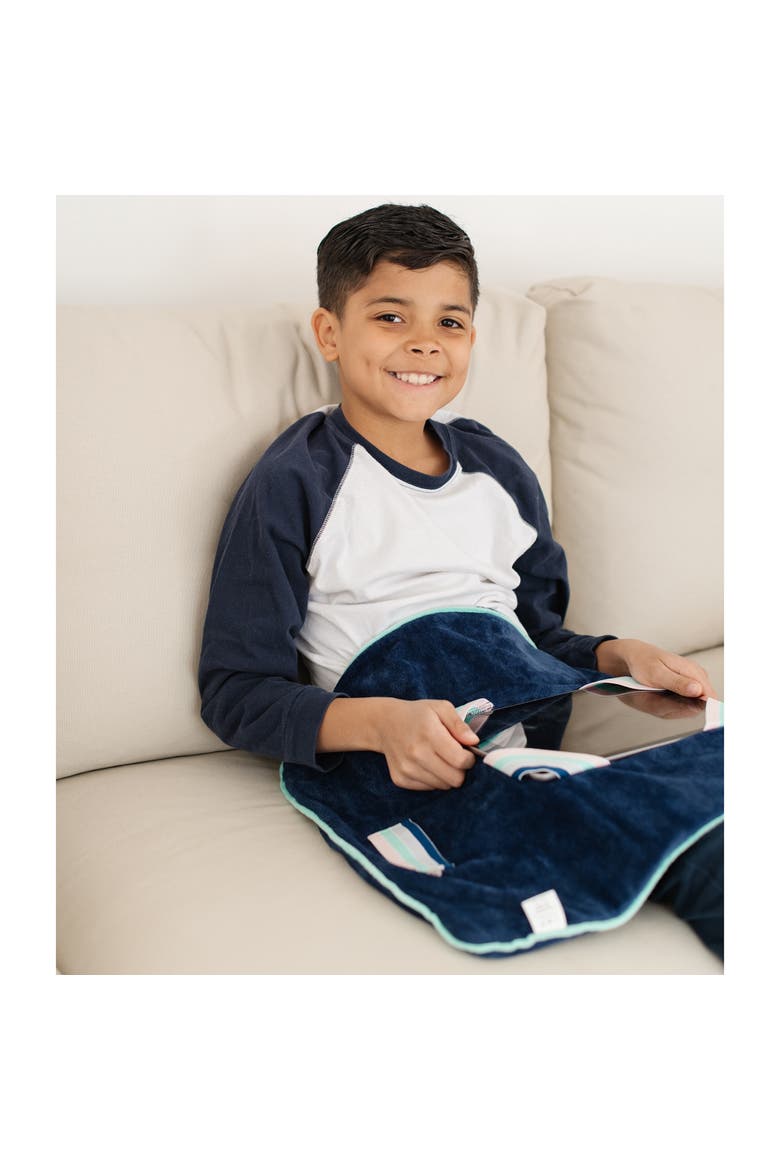 7 lb Weighted Lap Pad, Alternate, color, Blue