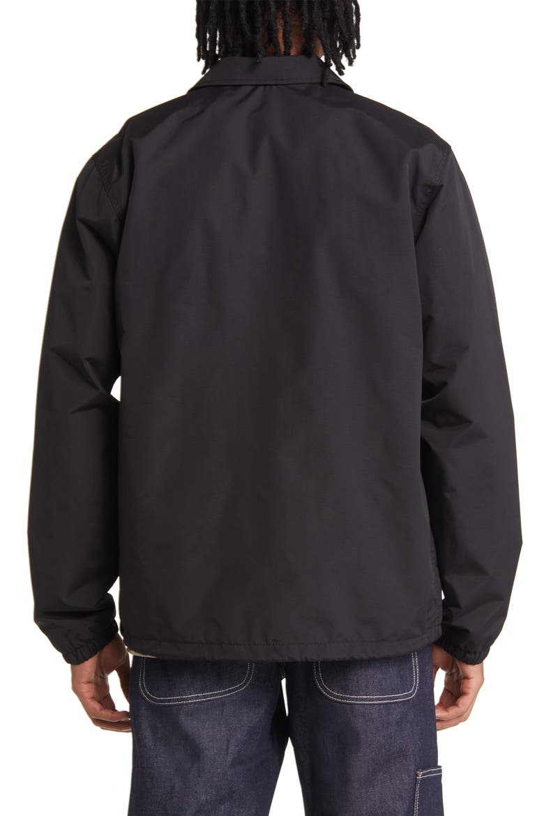 Oakport Snap-Up Coach's Jacket, Alternate, color, BLACK