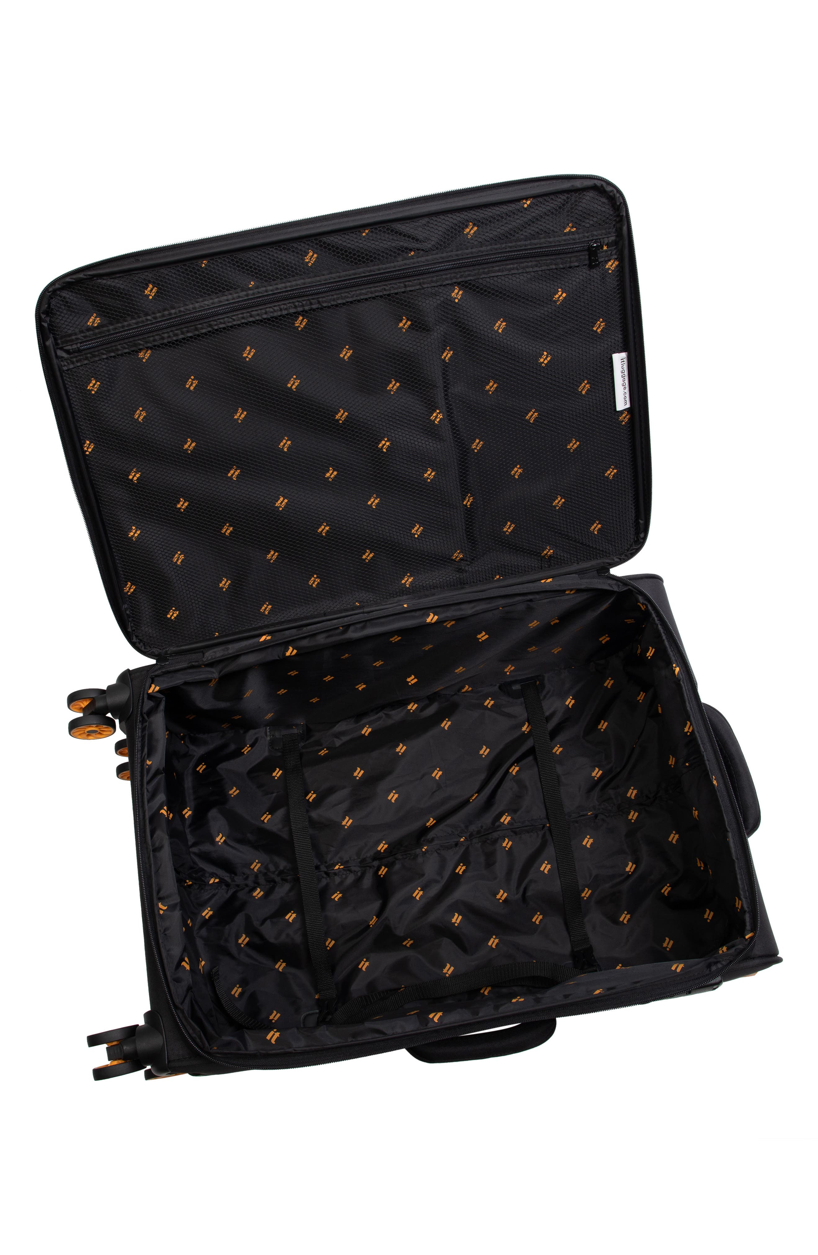 IT LUGGAGE Mega Lite 18-Inch Softside Spinner Luggage, Alternate, color, Black