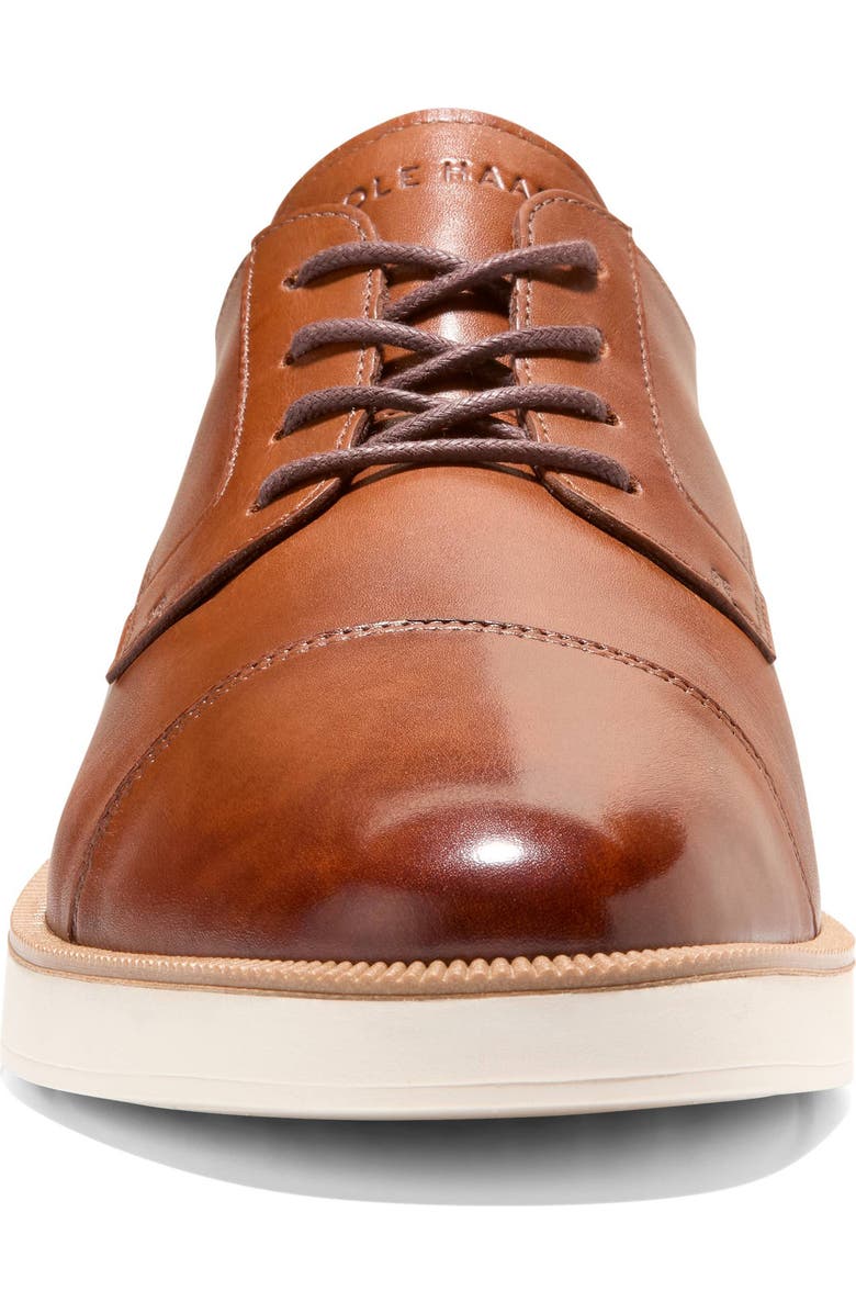 Cole Haan Davidson Grand Cap Toe Derby Sneaker, Alternate, color, British Tan / Ivory