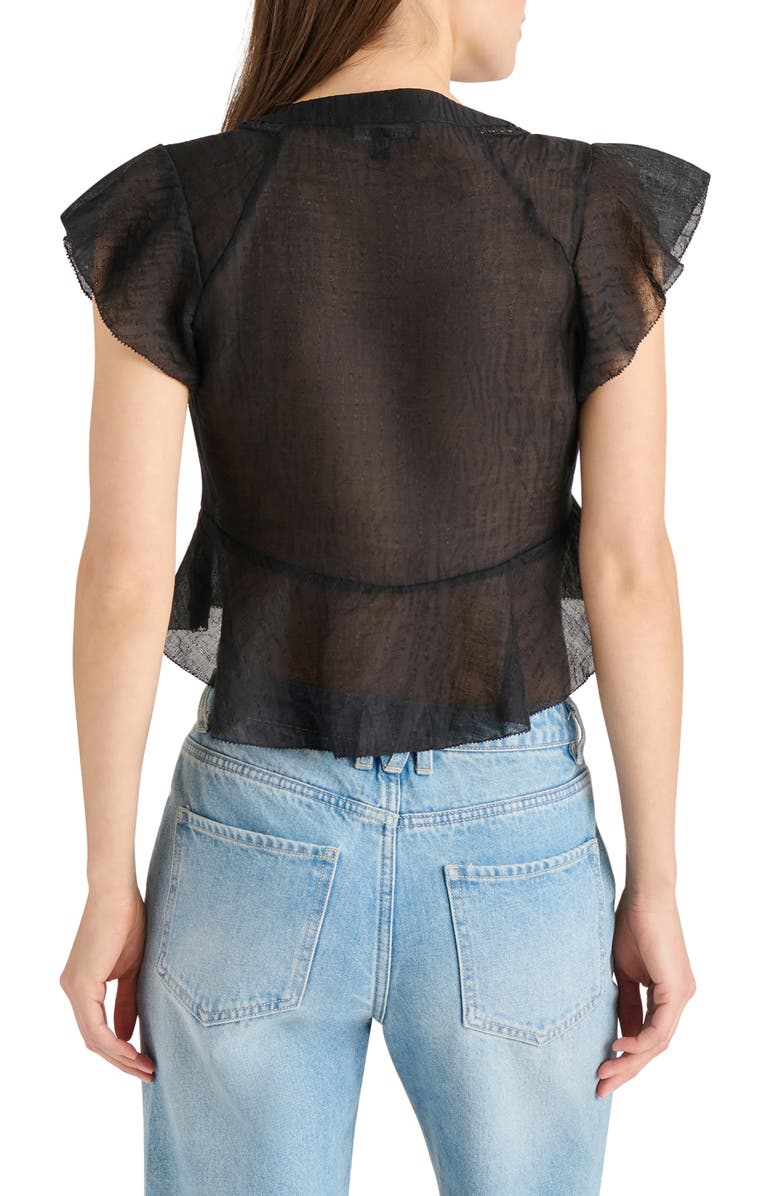 Steve Madden Leyla Ruffle Crop Top, Alternate, color,