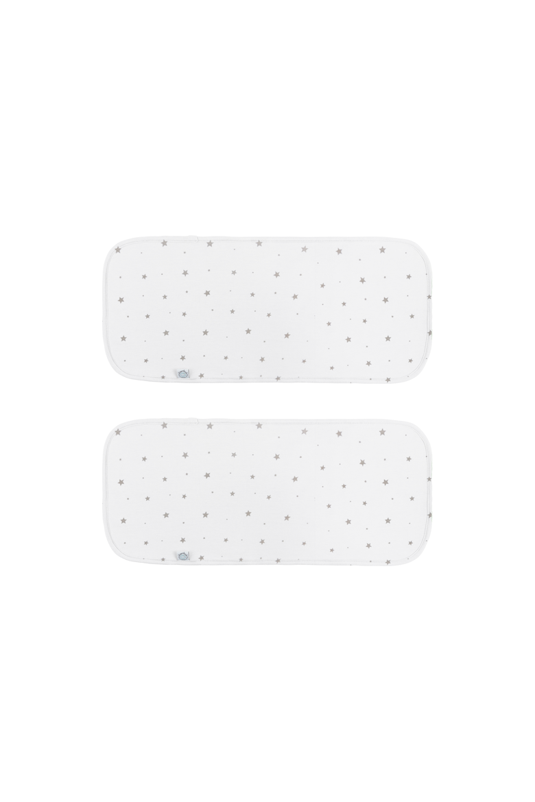 Dream Burp Cloth - 2 Pack, Main, color, Grey Star