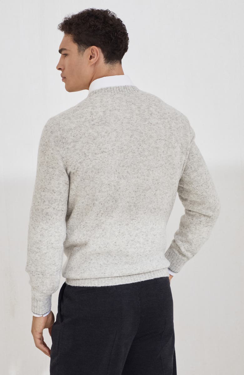 Brunello Cucinelli Knop sweater, Alternate, color, Light Grey