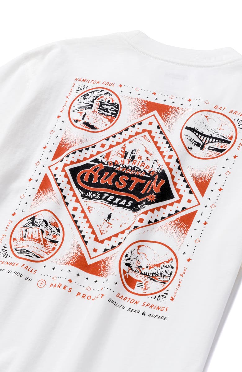 Parks Project Austin Daytrippin Tee, Alternate, color, Marshmallow