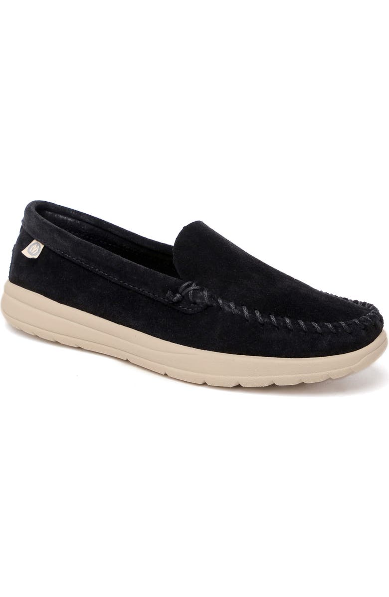 Minnetonka Discover Classic Slip-On Sneaker, Main, color, Black