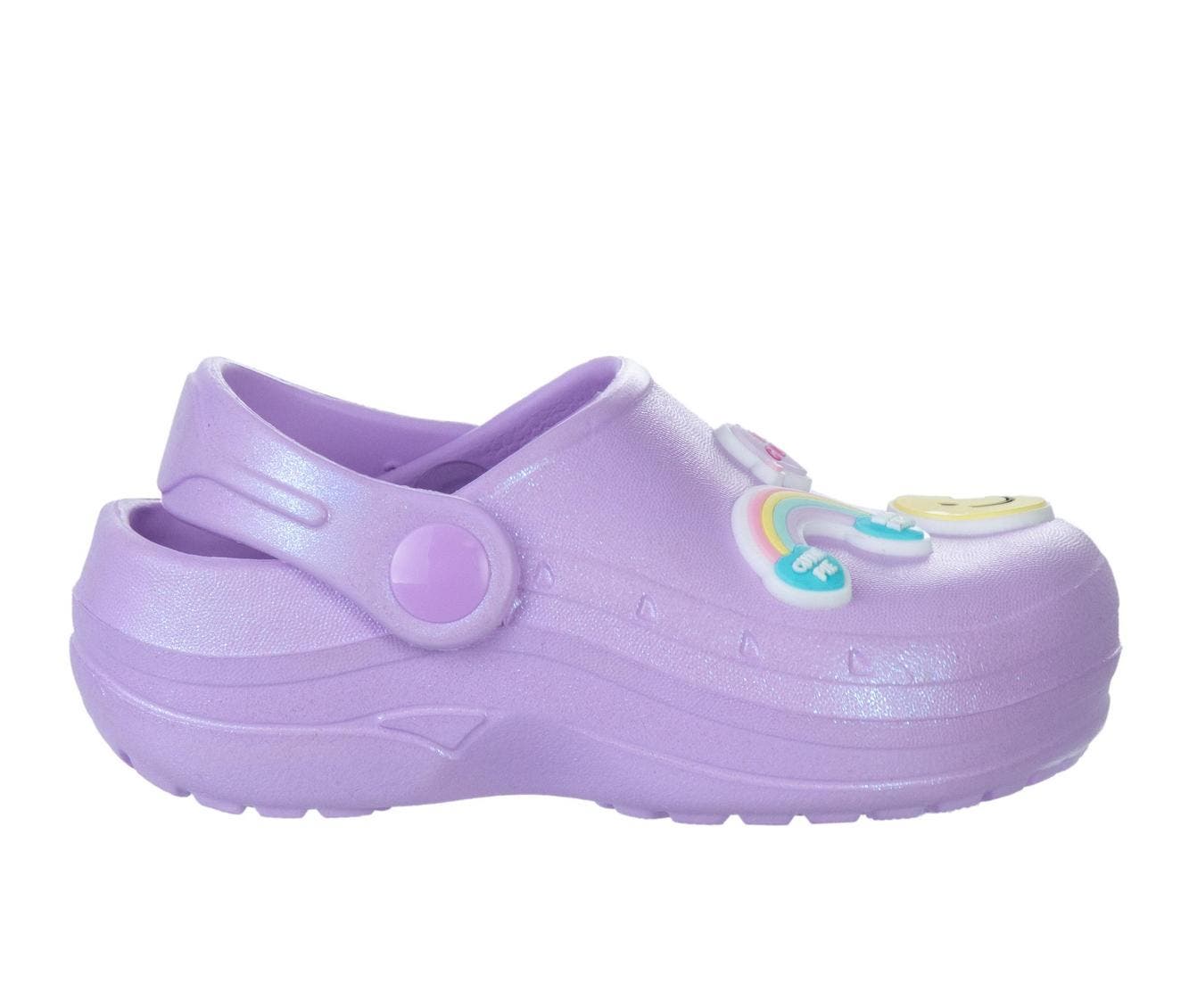 SweetHearts Candy Rainbow Clogs Girls 5-10, Alternate, color, Purple