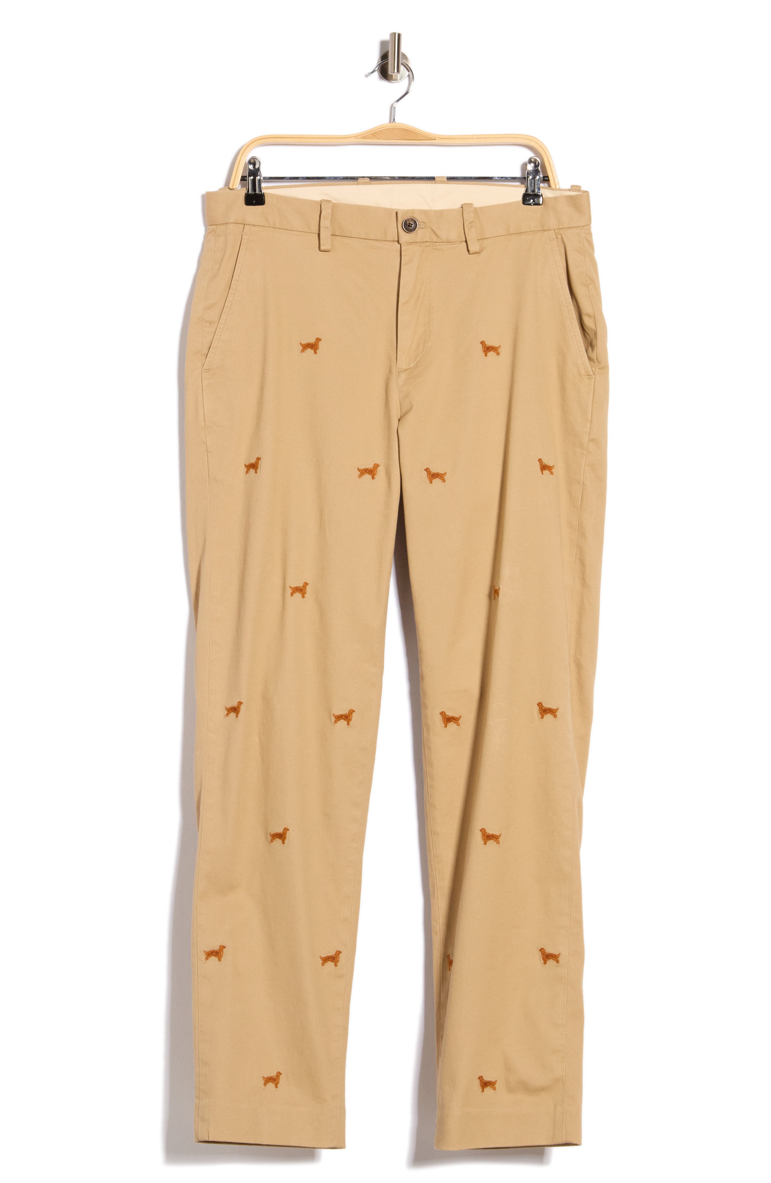 Brooks Brothers Embroidered Irish Setter Chino Trousers (Men ...
