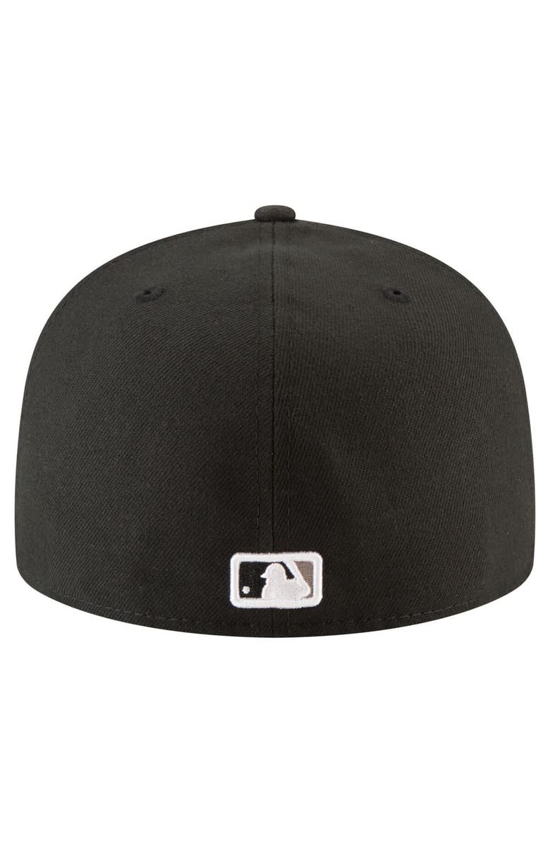 New Era Men's New Era  Black Chicago White Sox 125th Anniversary 59FIFTY Fitted Hat, Alternate, color, Black