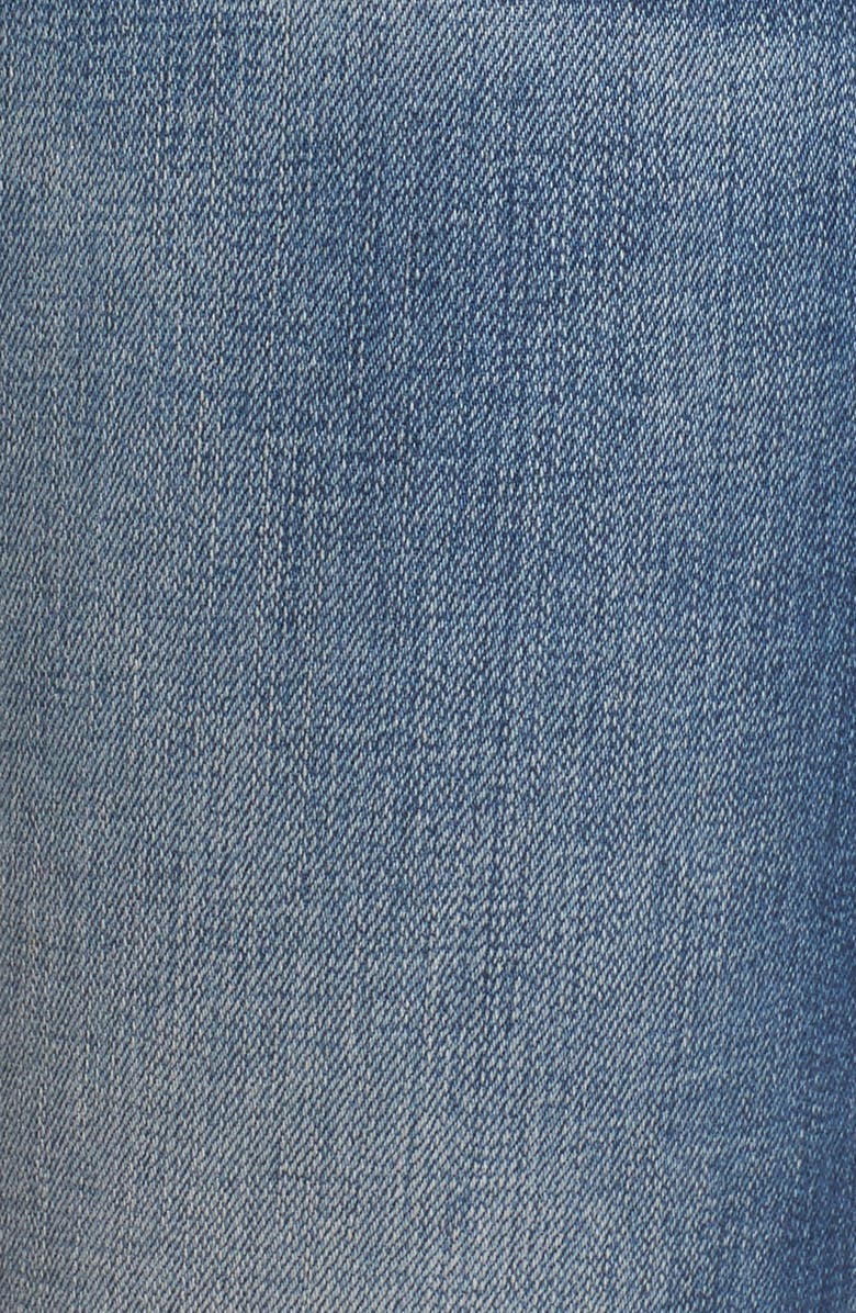 SLINK Jeans Frayed Hem Crop Jeans, Alternate, color, 