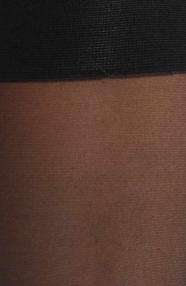 Hue Sheer Knee High Socks, Alternate, color, Black
