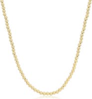 The Lovery Fine Jewelry Gold Ball Bead Chain Necklace