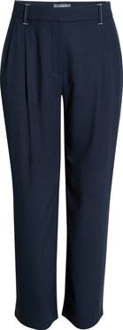 Wit 
Wisdom Ultra Skyrise Relaxed Straight Pleated Pants