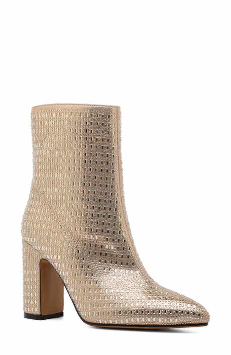 Diva Rhinestone Ankle Boot