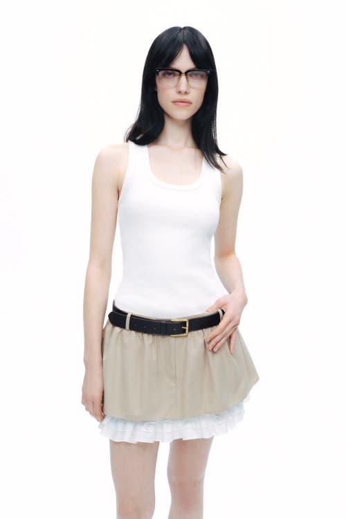 NOCTURNE NOCTURNE LAYERED MINI SKIRT