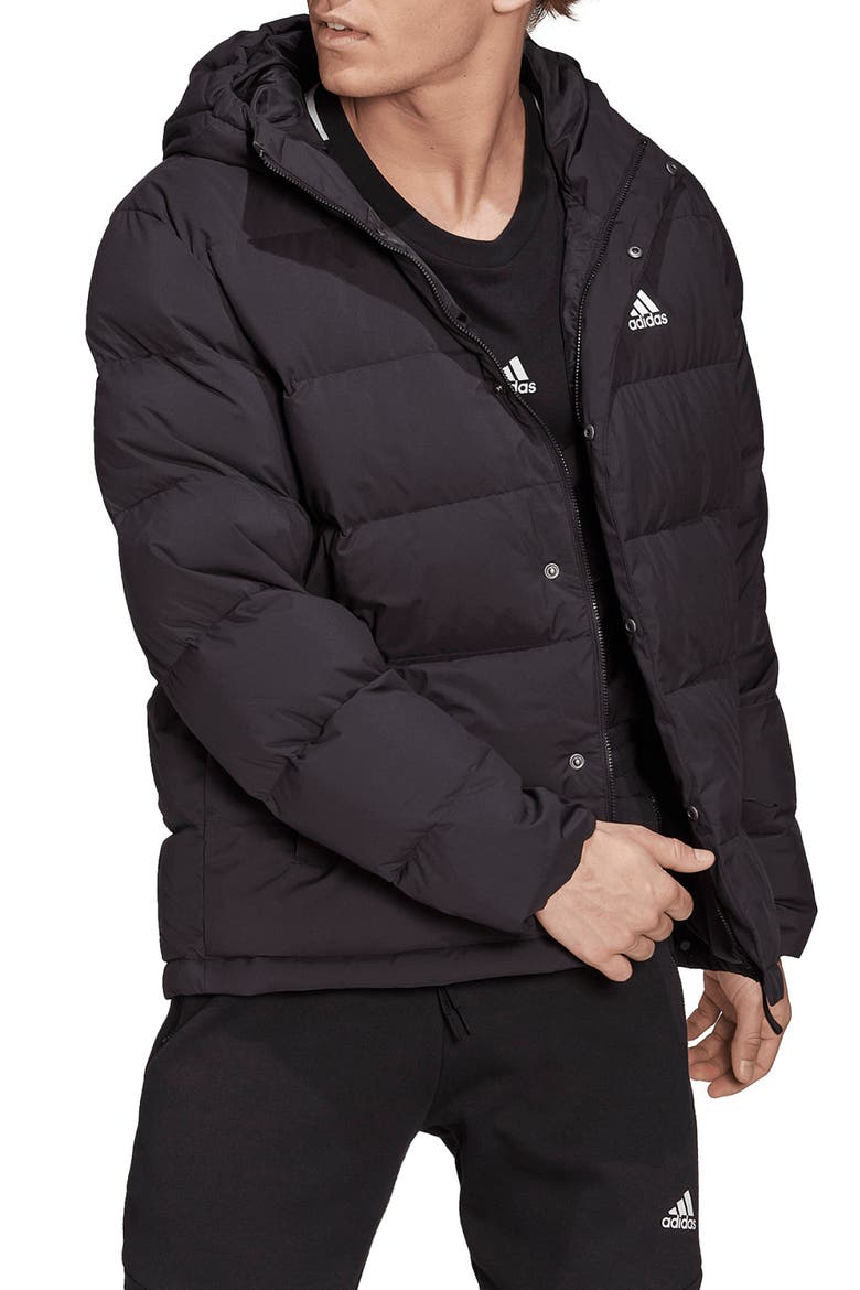 Helionic 550 Fill Power Down Jacket, Main, color, BLACK