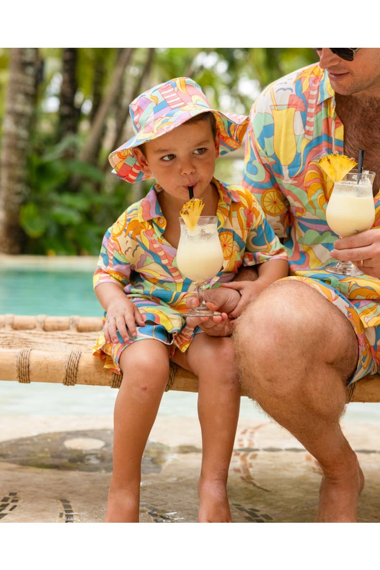 The Paradiso - Boys Hawaiian Shirt, Alternate, color, Yellow
