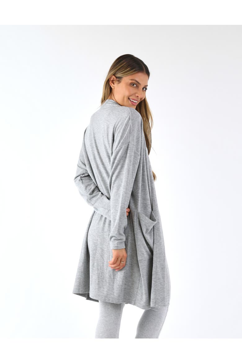 Luxury Cardigan, Alternate, color, Heather Grey