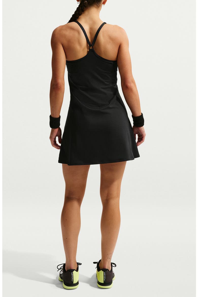 NikeCourt Advantage Dri-FIT Tennis Dress, Alternate, color, BLACK/ BLACK