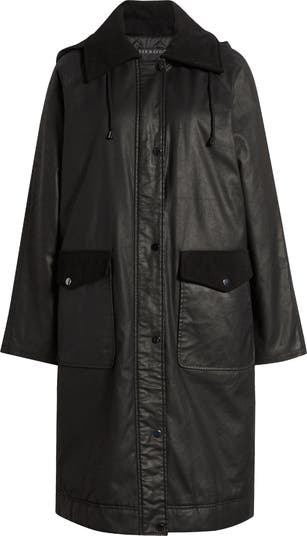 Leather Jacket Nordstrom Bernardo Coat Bernardo Waxed Cotton Twill Coat  Nordstromrack - Main Image