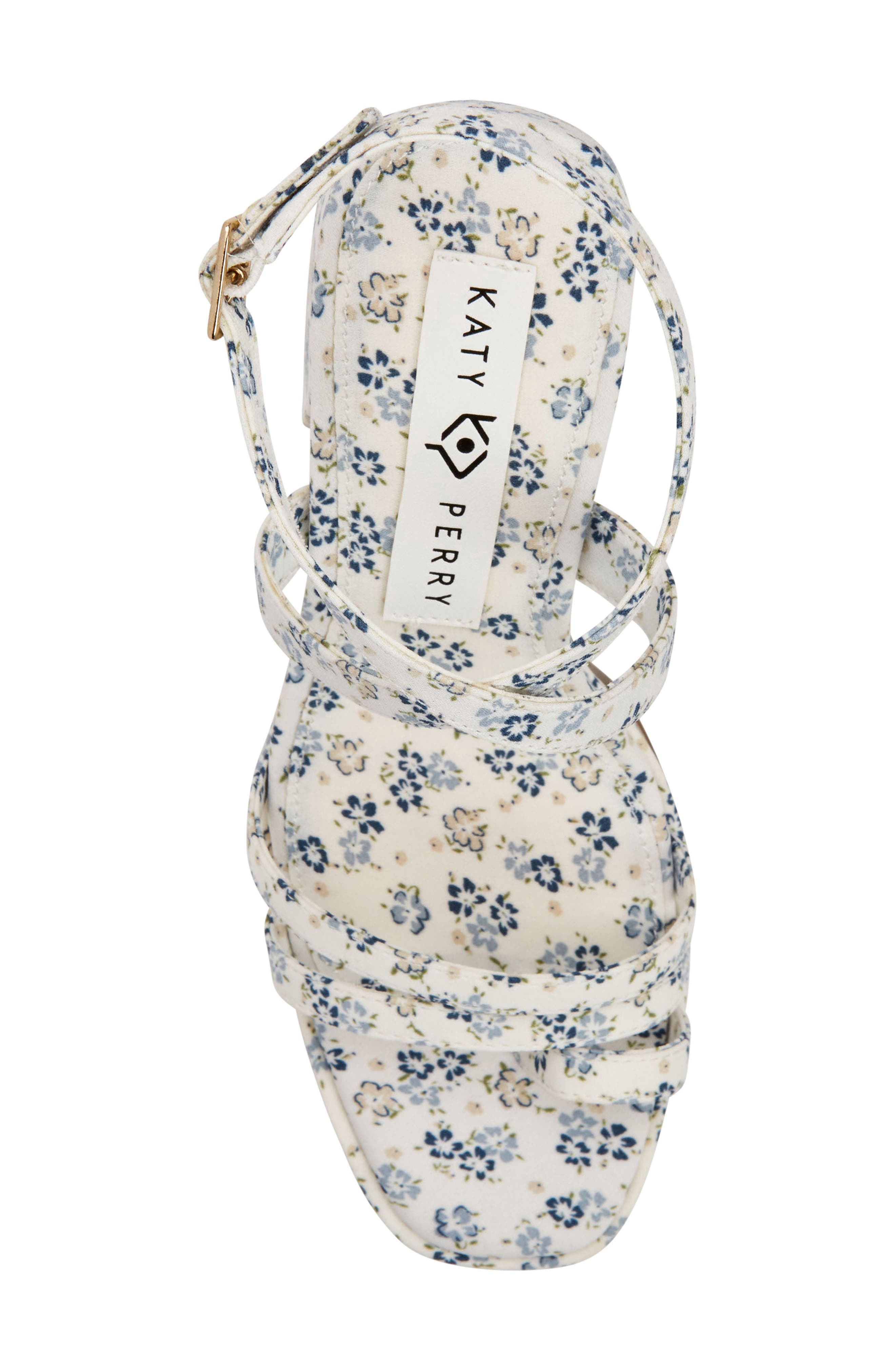 The Meadow Platform Sandal, Alternate, color, NAVY MULTI