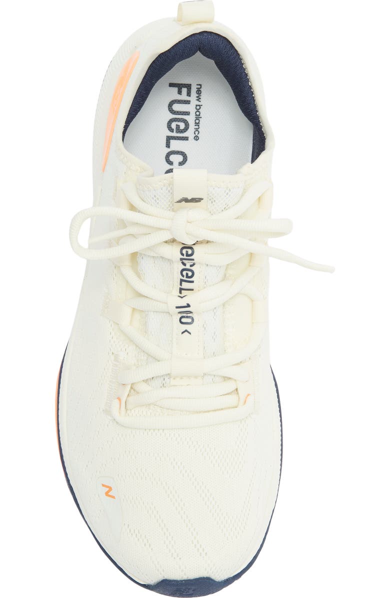 New Balance FuelCell Trainer v2 Sneaker, Alternate, color, Angora/ Hot Mango