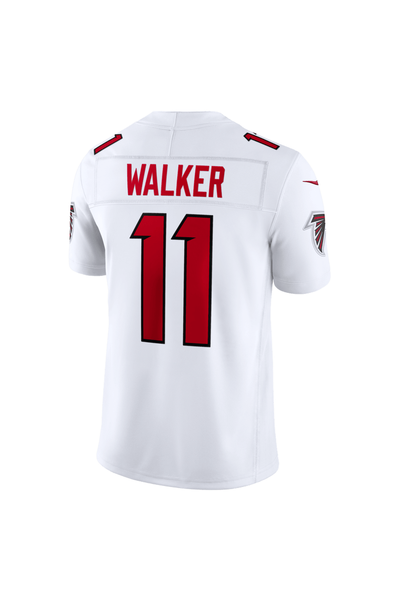 Men's Nike Jalon Walker White Atlanta Falcons Vapor F.U.S.E. Stitched Limited Jersey, Alternate, color, White