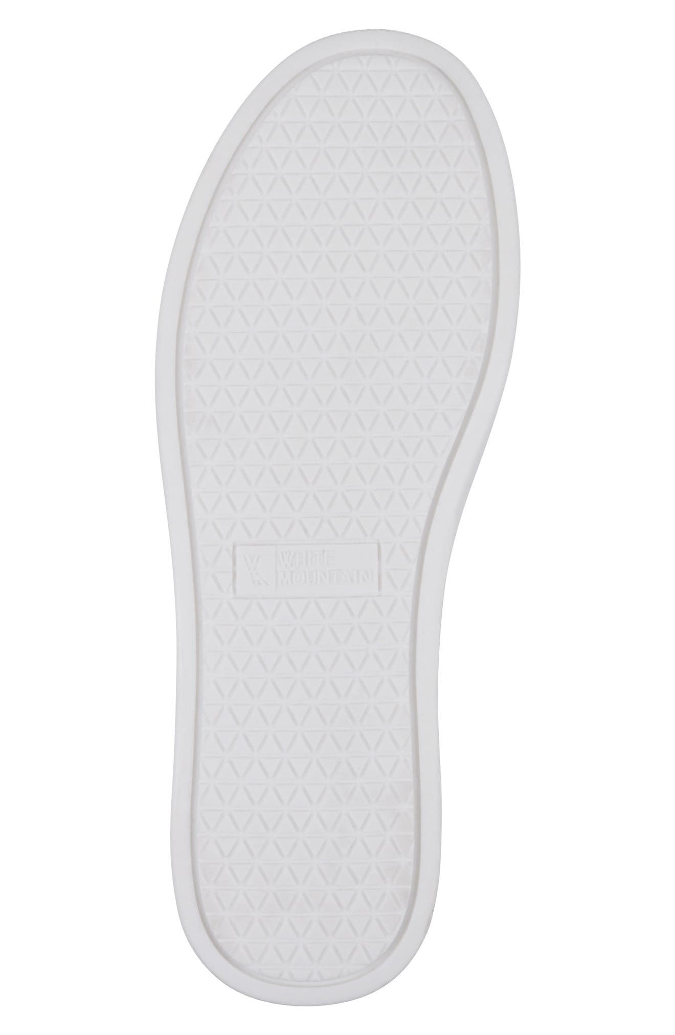 White Mountain Footwear WHITE MOUNTAIN Doubly Perforated Platform Wedge Sneaker, Alternate, color, 