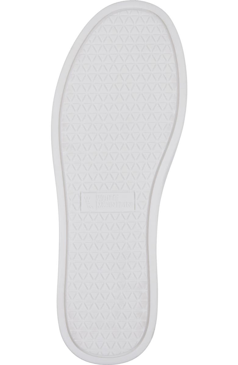White Mountain Footwear WHITE MOUNTAIN Doubly Perforated Platform Wedge Sneaker, Alternate, color,