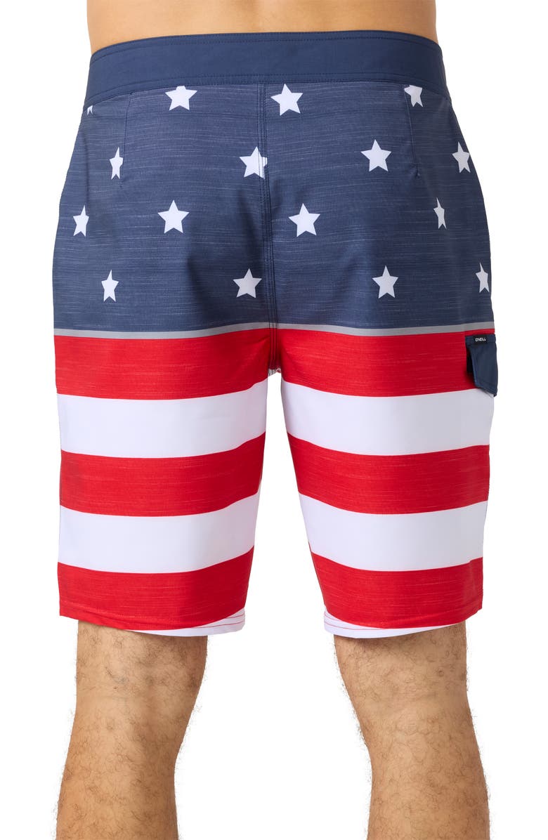 O'Neill Lennox USA 20 Board Shorts, Alternate, color, 
