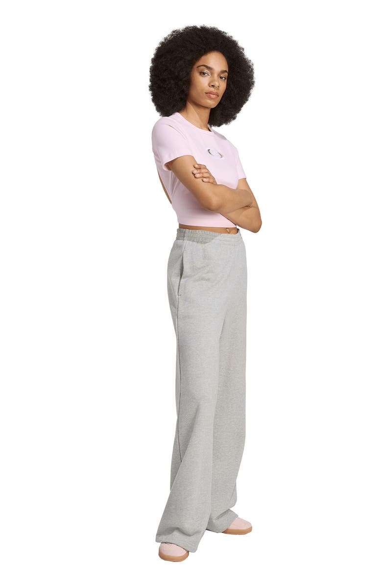 adidas Campus 2000 Back Cutout Rib Crop T-Shirt, Alternate, color,