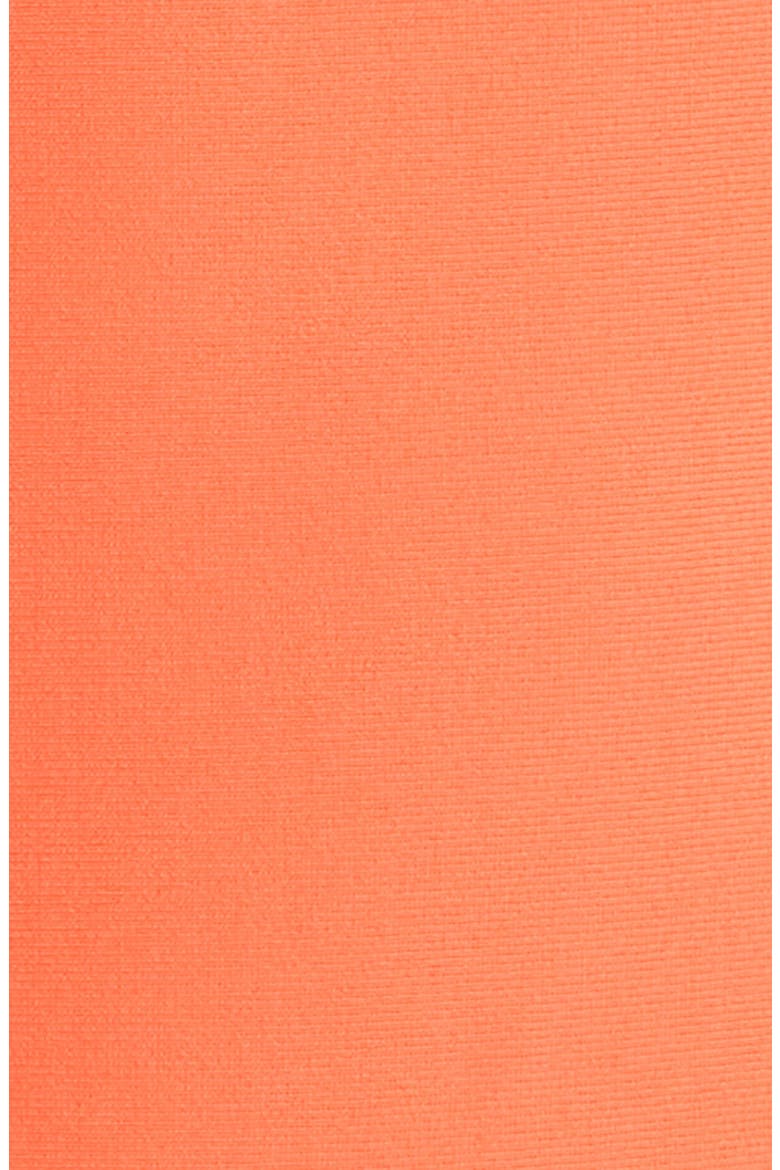 Monique Shirred One-Piece Swimsuit, Alternate, color, VIVID ORANGE