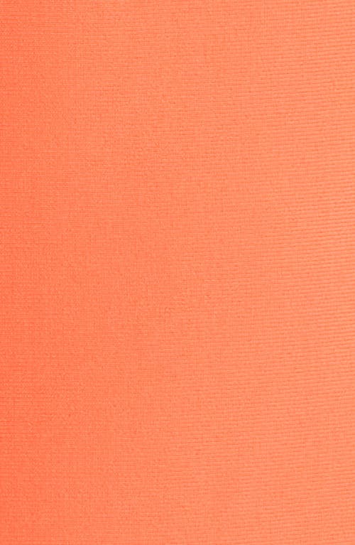Ramy Brook Monique Shirred One-piece Swimsuit In Orange