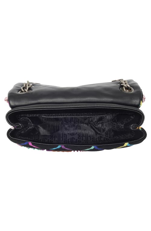 Kurt Geiger London Mini Kensington Flowers Convertible Shoulder Bag In Gray