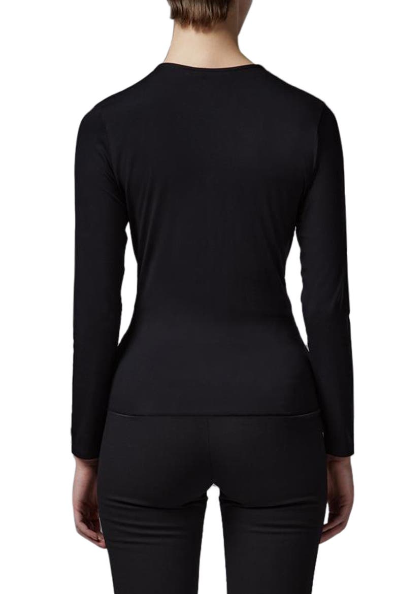 Eames Surplice Jersey Top, Alternate, color, BLA-BLACK
