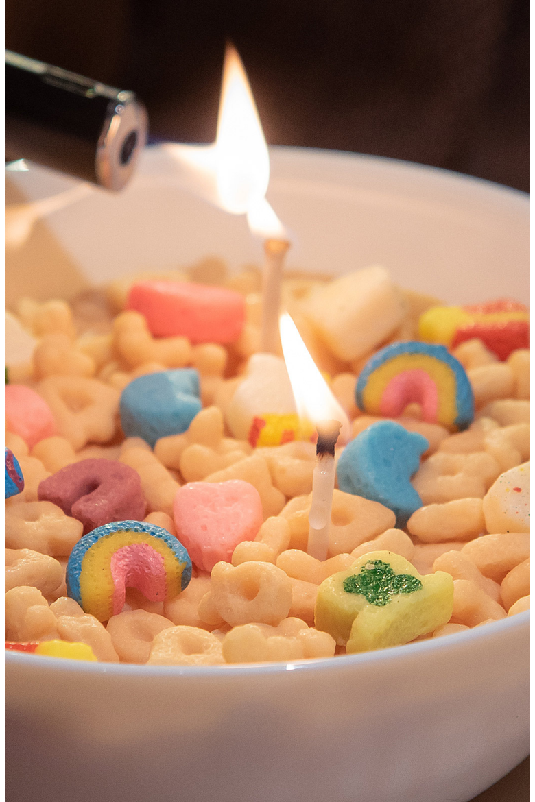 Lucky Charms Cereal Candle 3.0, Alternate, color, None