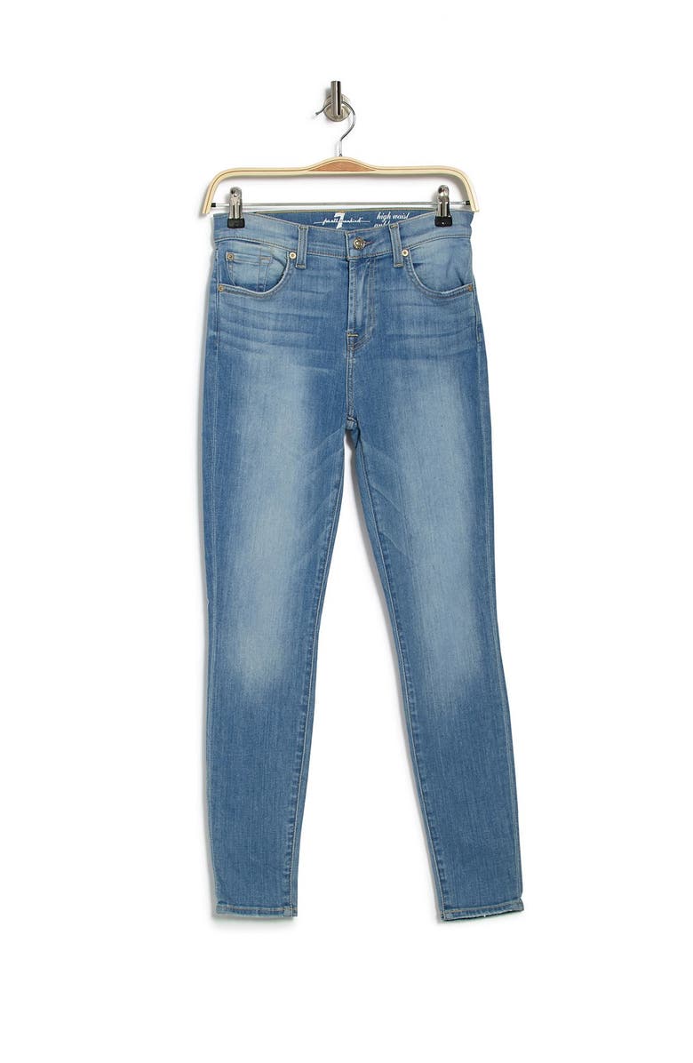 7 For All Mankind Gwenevere High Waist Skinny Jeans, Alternate, color, 