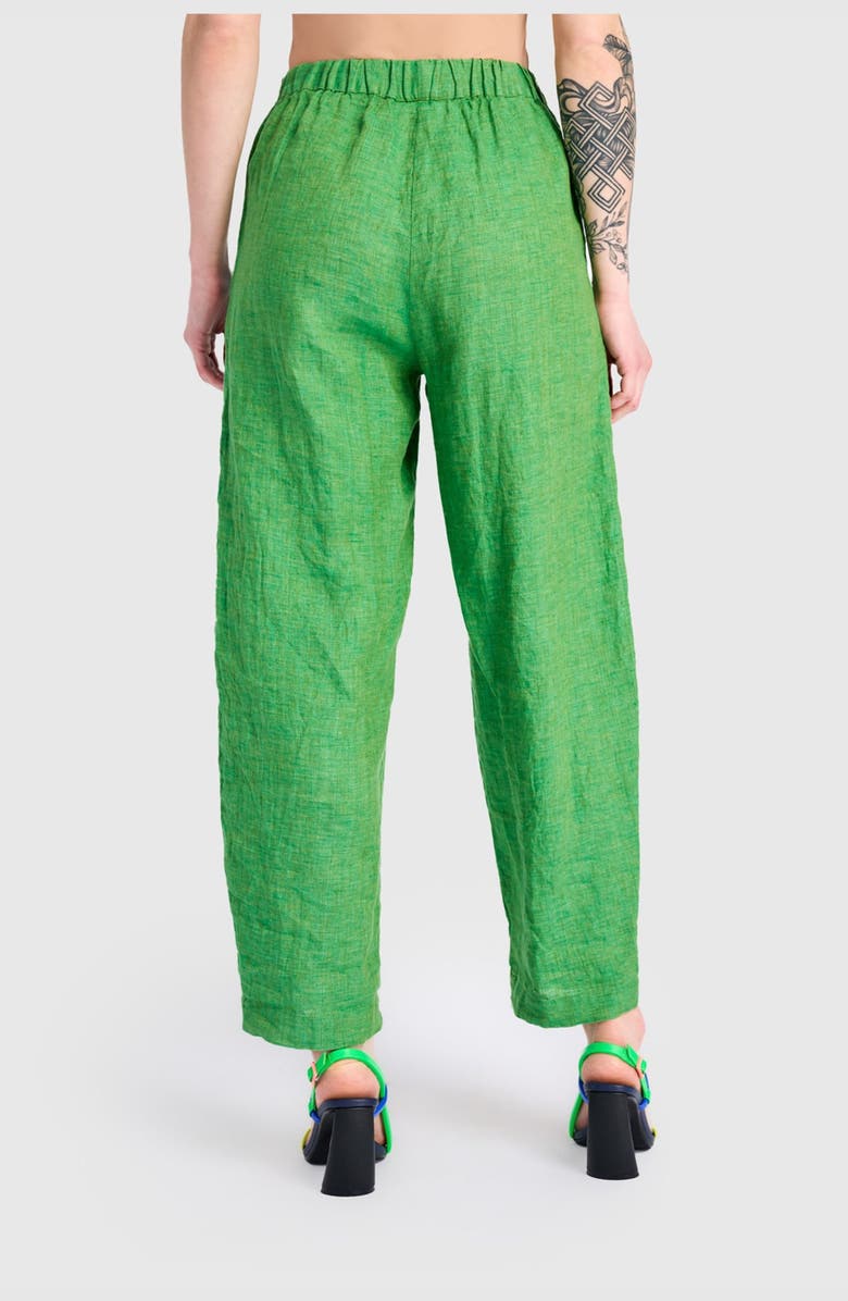 Alembika Linen Vacation Pants, Alternate, color, Green