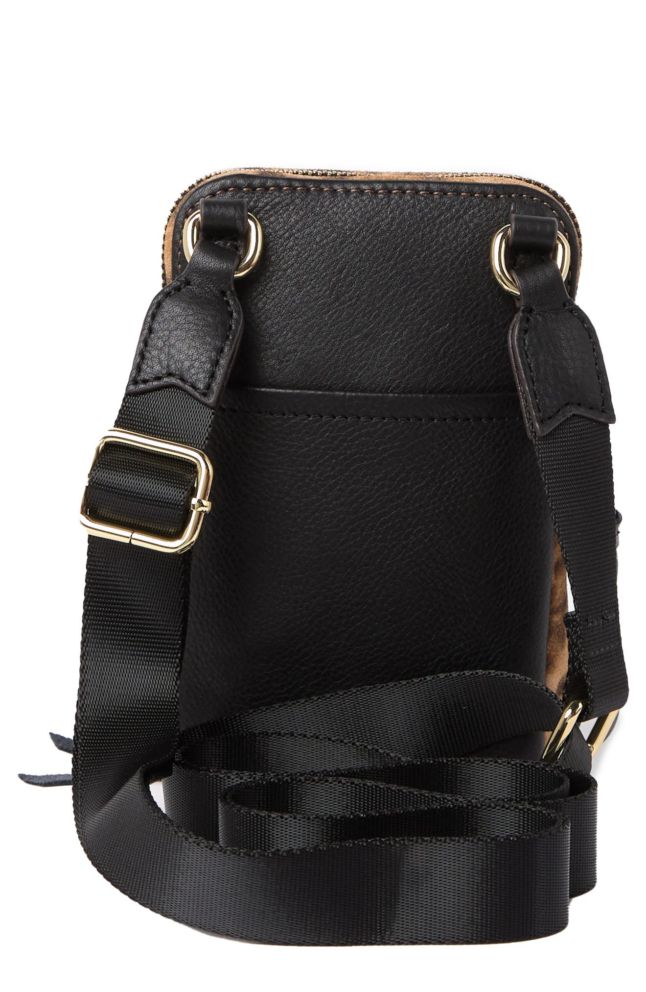 KESTENBERG Capri Genuine Calf Hair Crossbody, Alternate, color, AMAZON LEOPARD