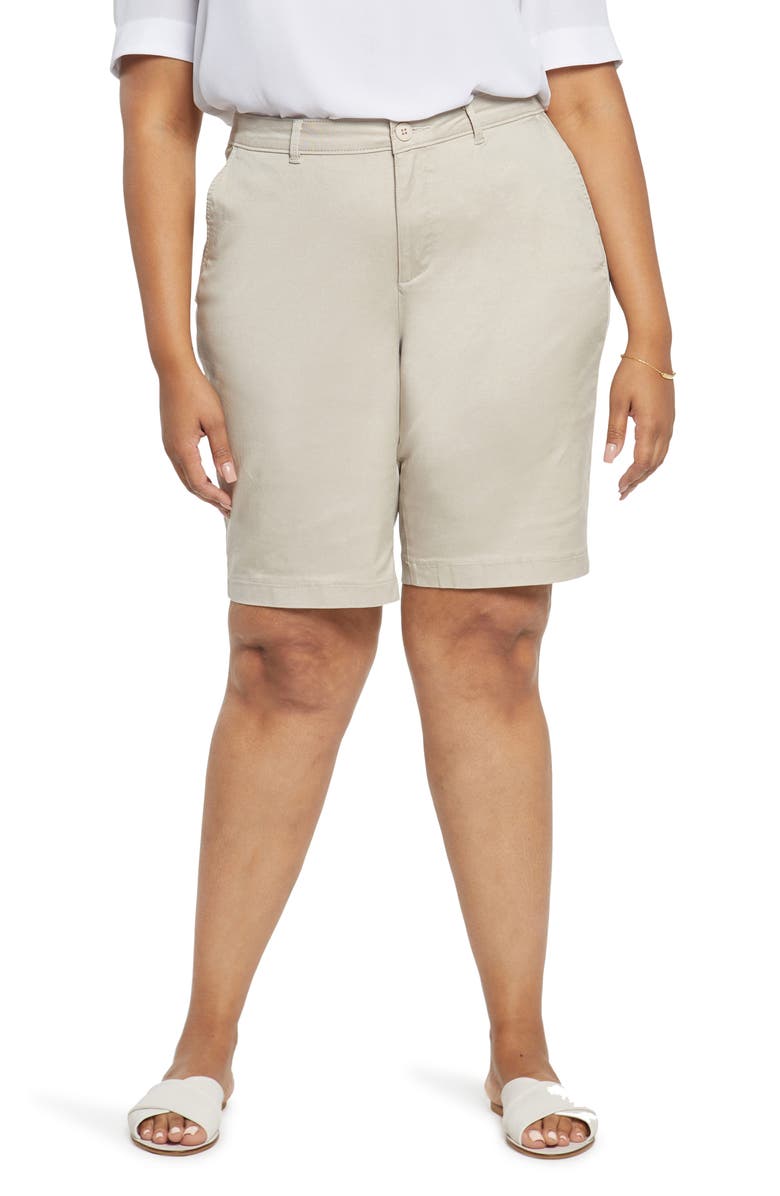 NYDJ Bermuda Shorts, Main, color, Feather