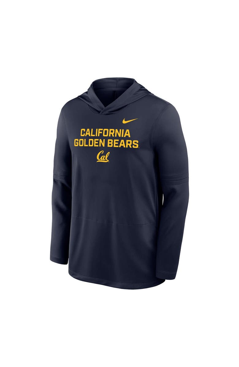 Nike Men's Nike Navy Cal Bears 2025 Sideline Dri-FIT Long Sleeve Hoodie T-Shirt, Alternate, color,
