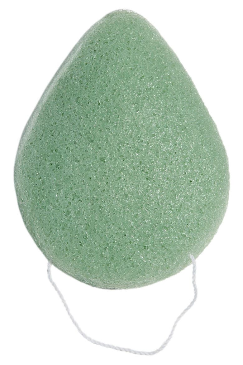 Green Tea Konjac Sponge, Main, color, NO COLOR